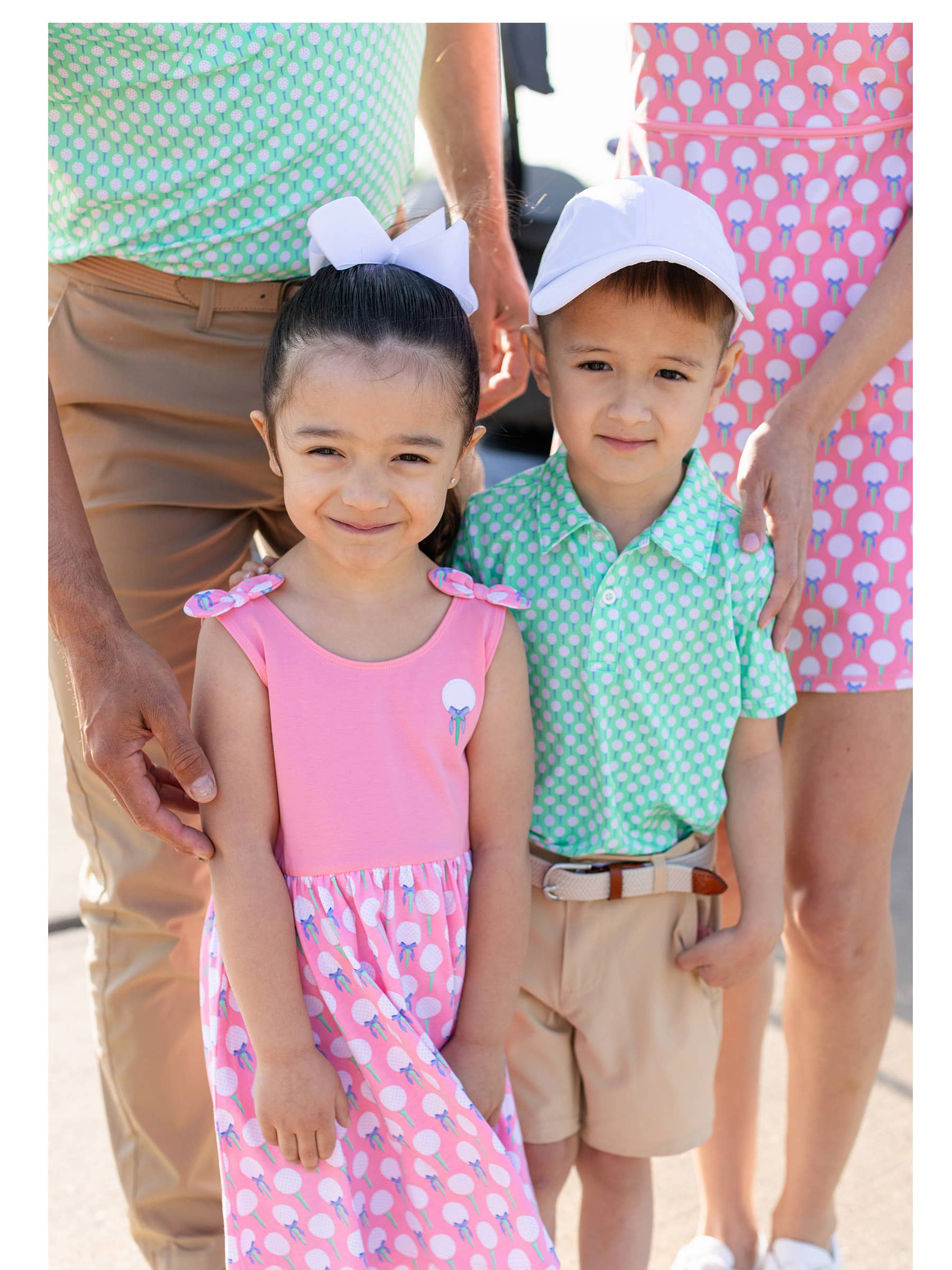 Boys Tiny Tee Time Golf Knit Short Sleeve Performance Polo