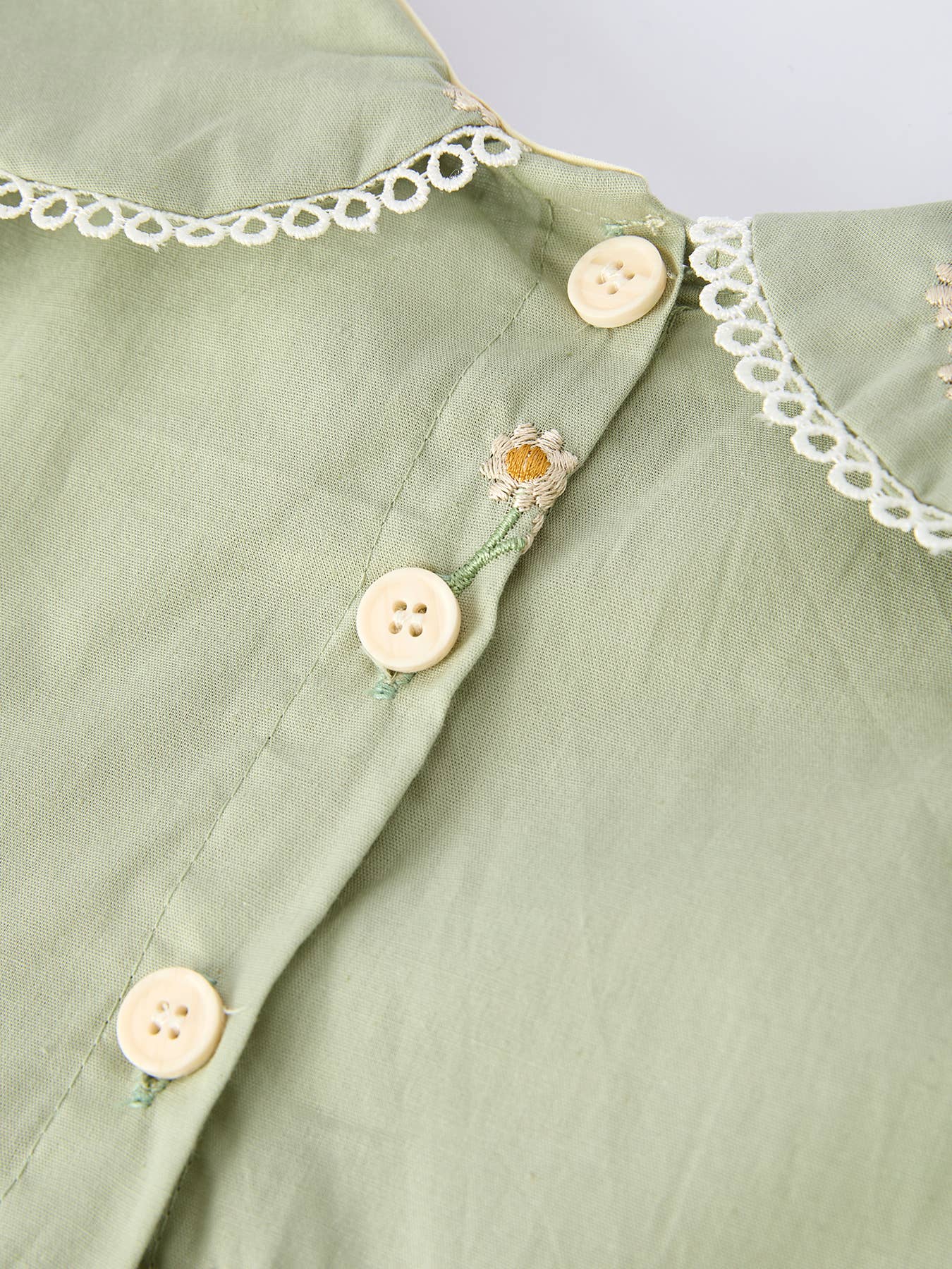 Girls Floral  Romper with Long Sleeves