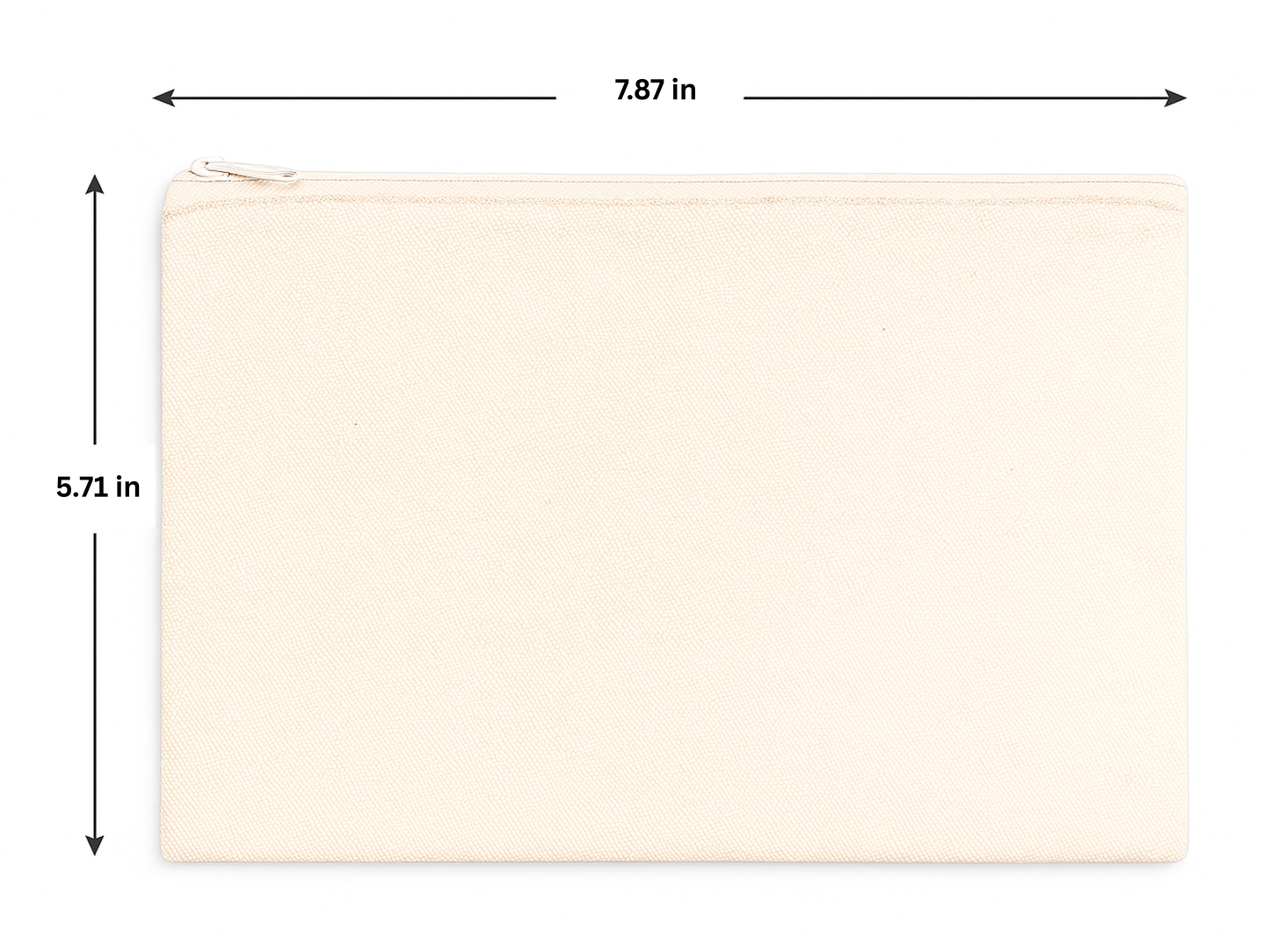 Canvas Pouches | Plain Travel Pouch | MakeUp Pouch