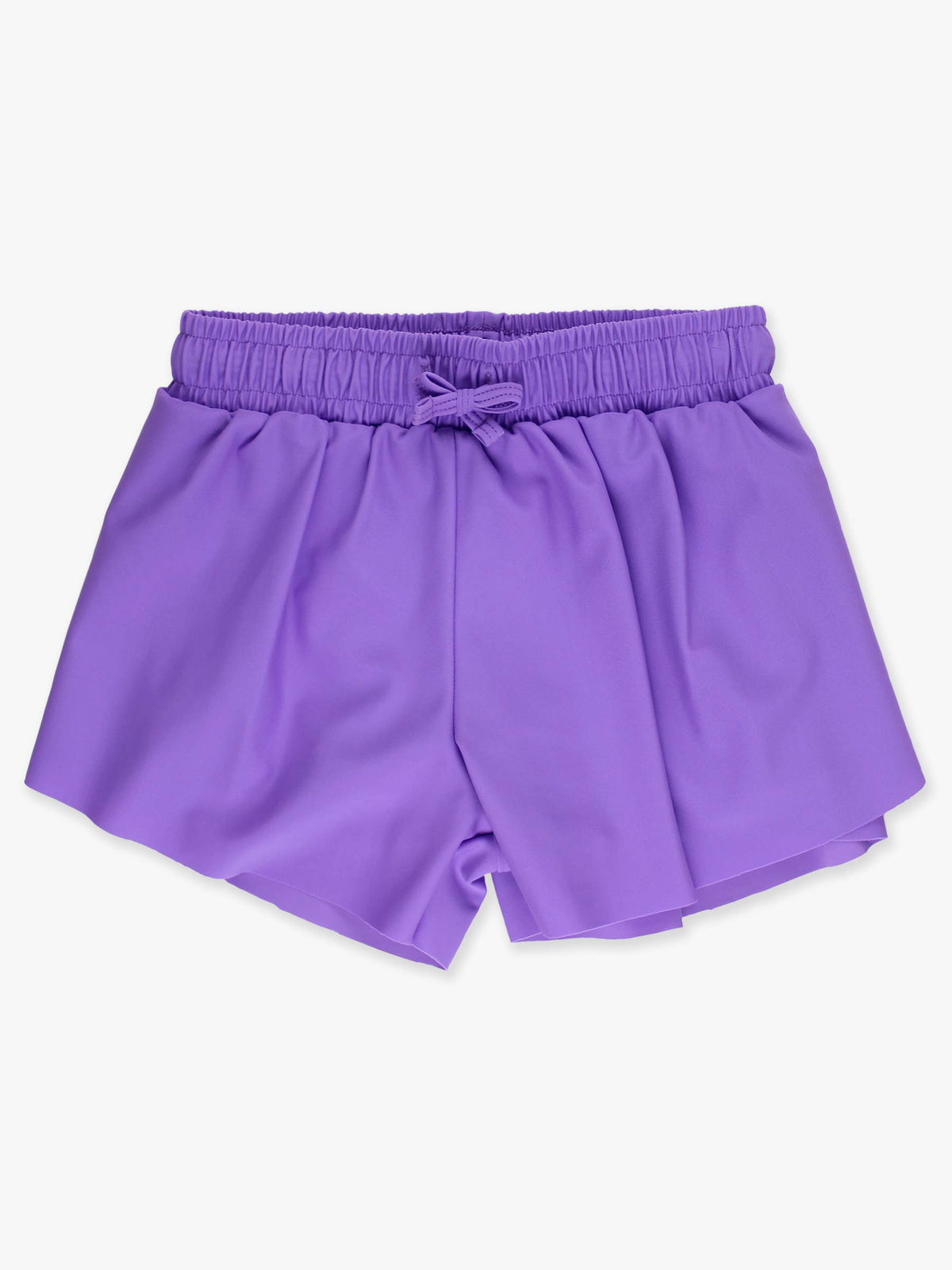 Girls Neon Purple Active Butterfly Shorts