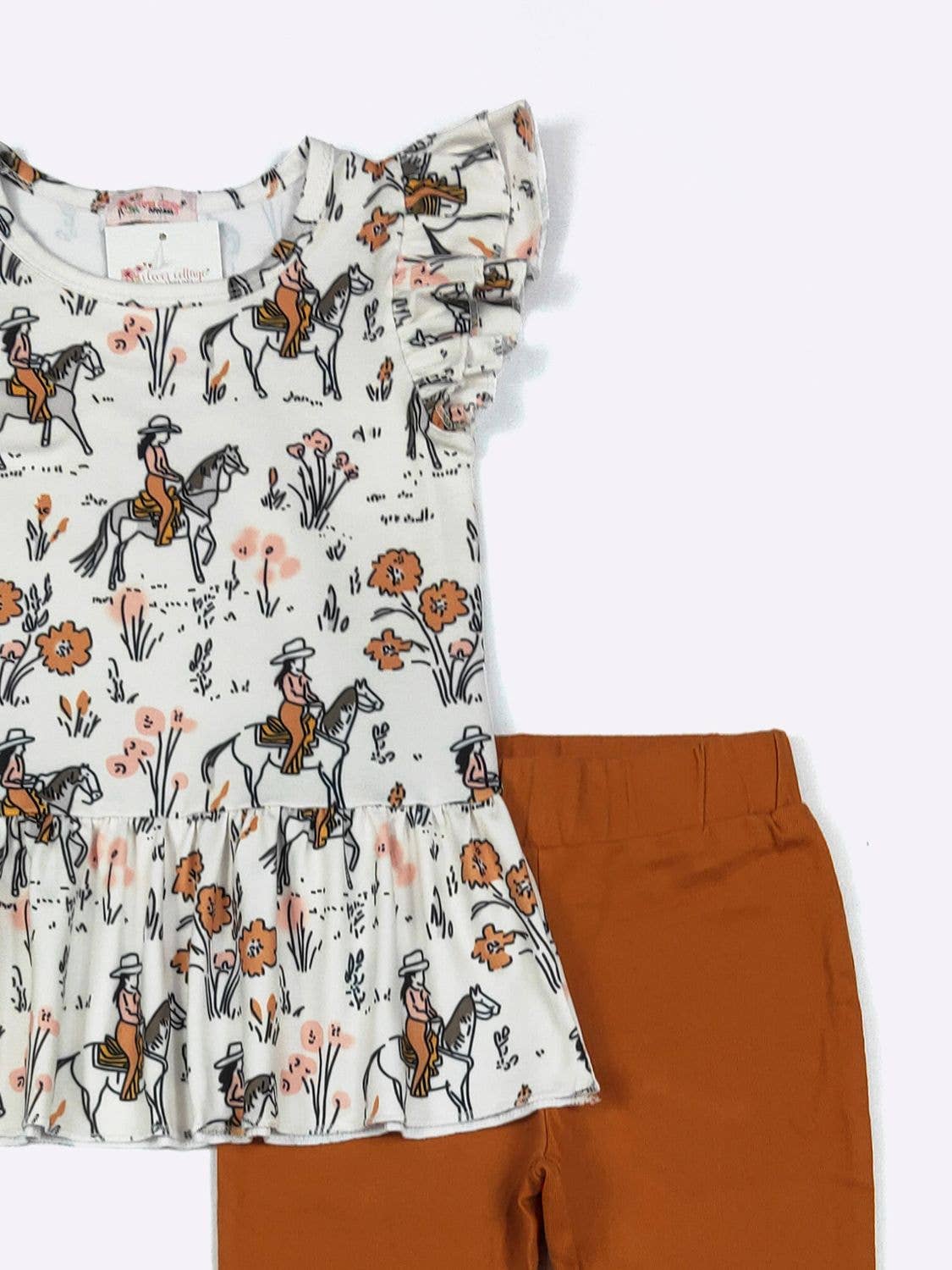 Tawny Cowgirl Girls Set