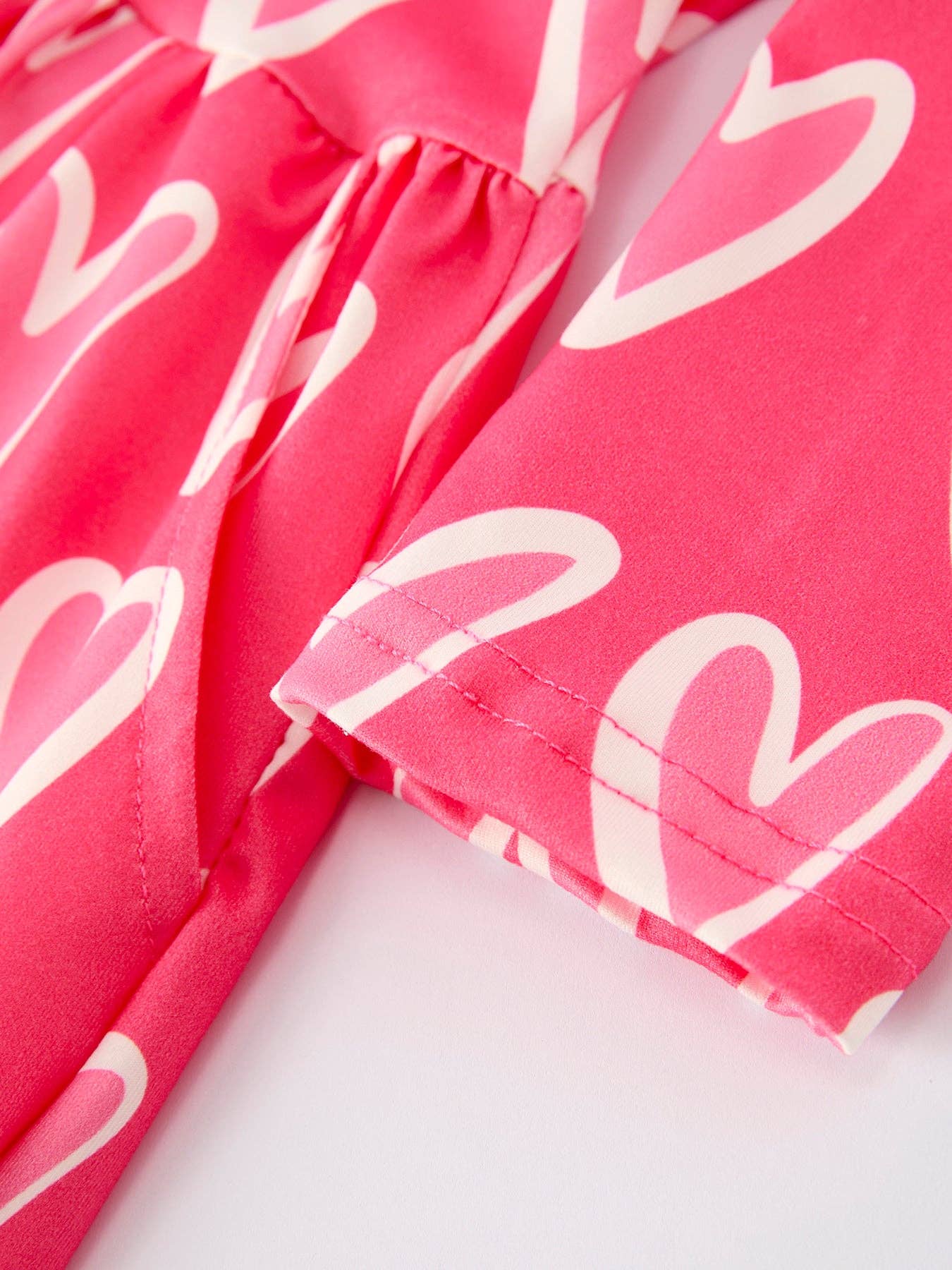 Valentine’s Day Girls Dress – Sweetheart Heart Print, Solid Pink, or Checker Bow Design