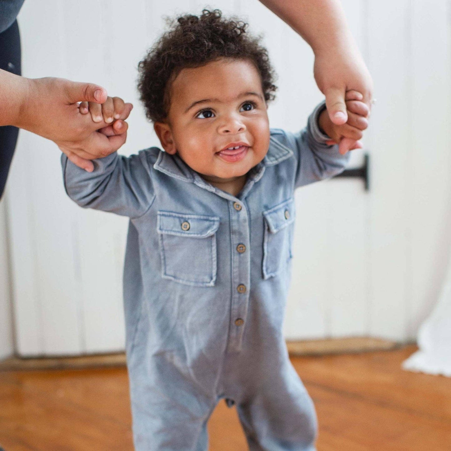 Acid Wash Infant Jumpsuit