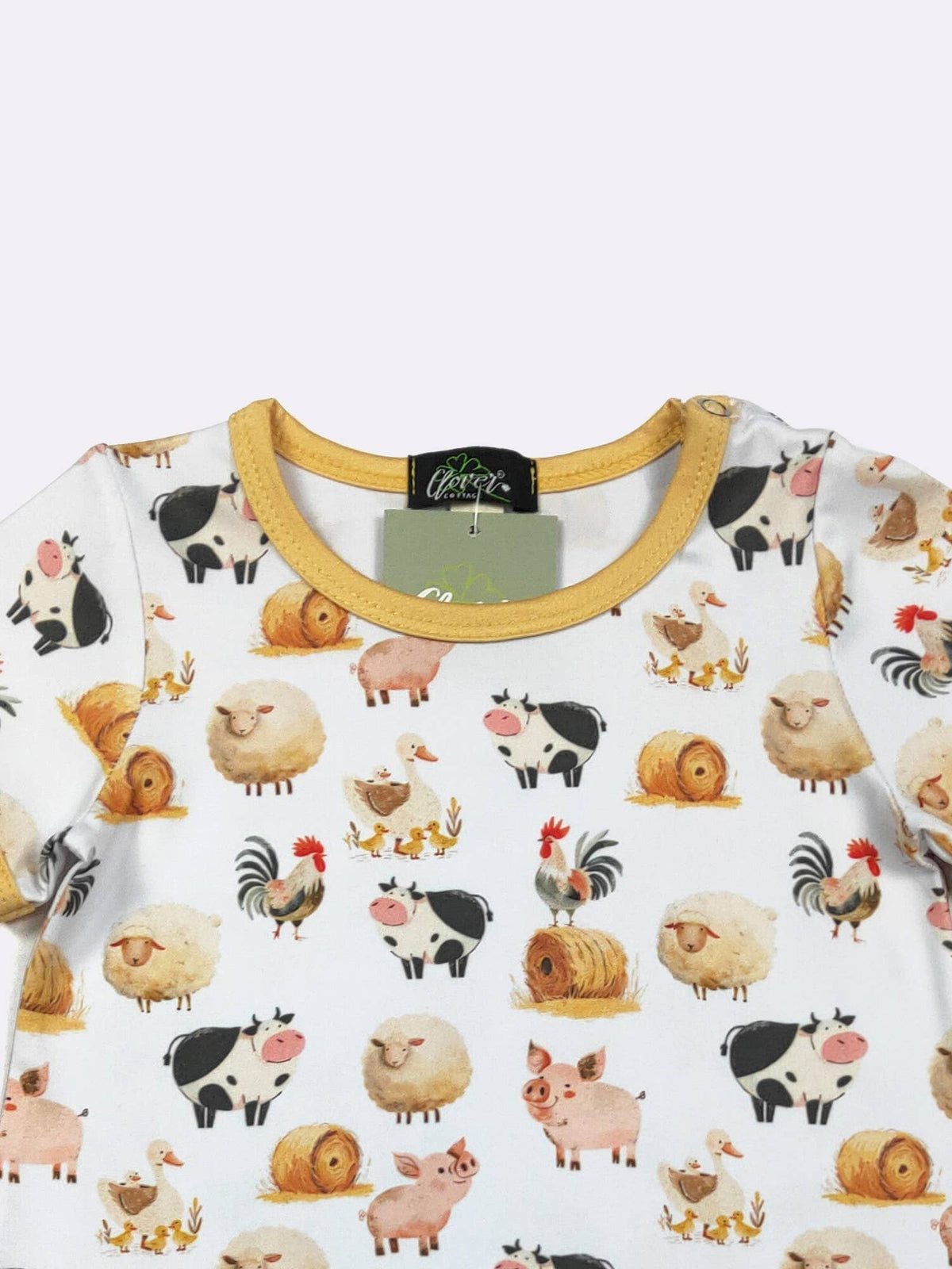 Farm Friends Boy Romper