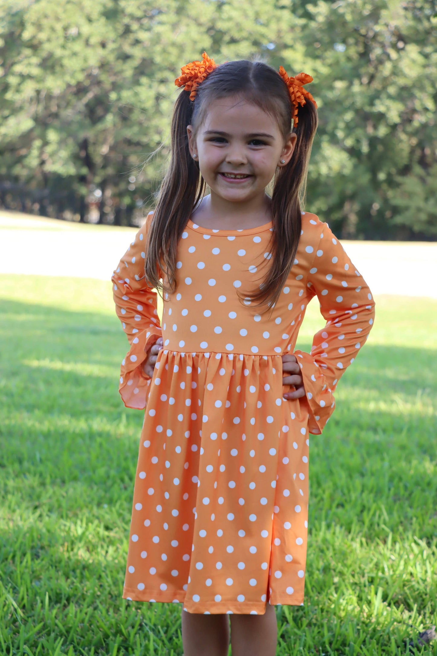 Thanksgiving Day Fall Pumpkin Print Dress