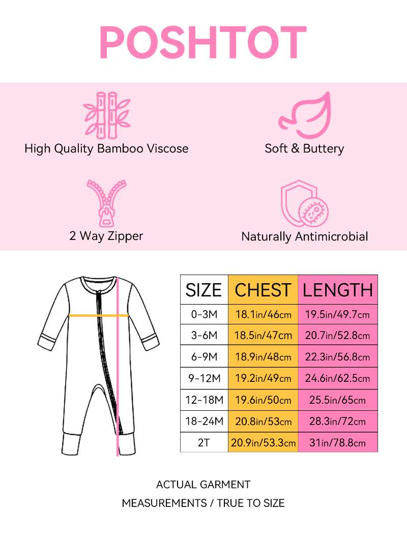 PoshTOT Lizards & Bugs Bamboo Baby Convertible Zippy Romper