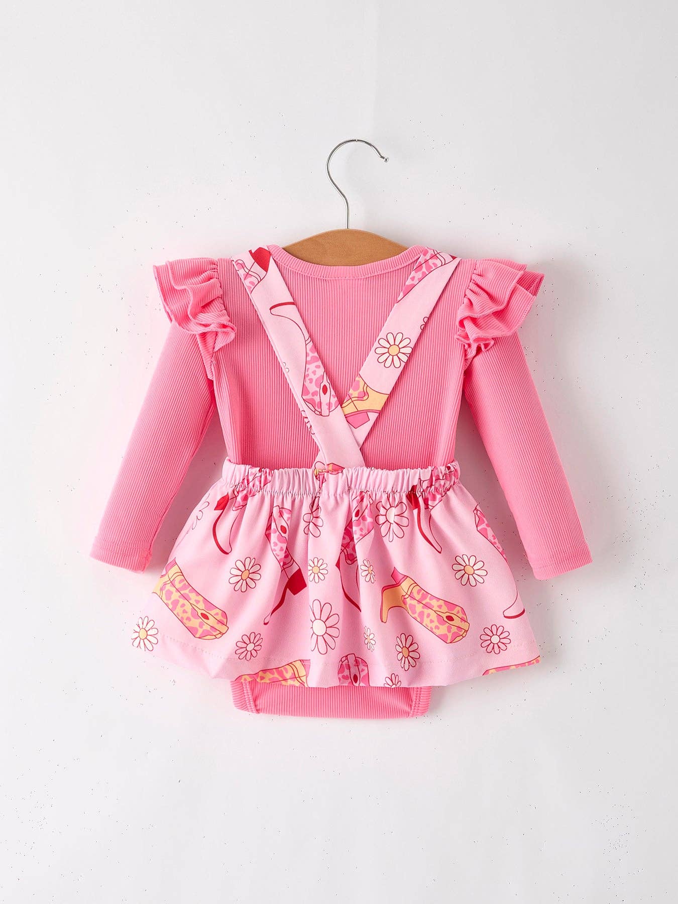 Girls Leopard Romper