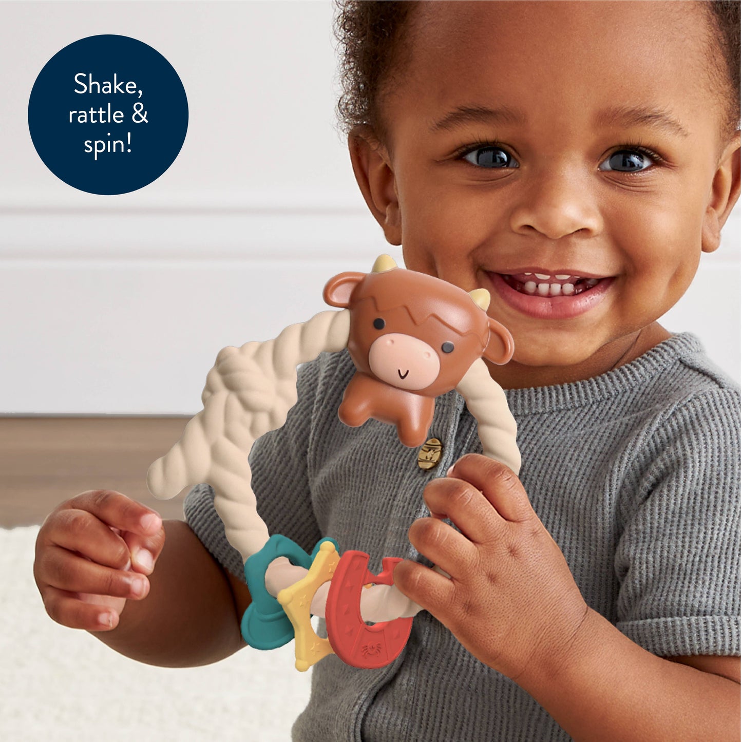 *NEW OPTION* Ritzy Rattle™ Silicone Teether Rattles