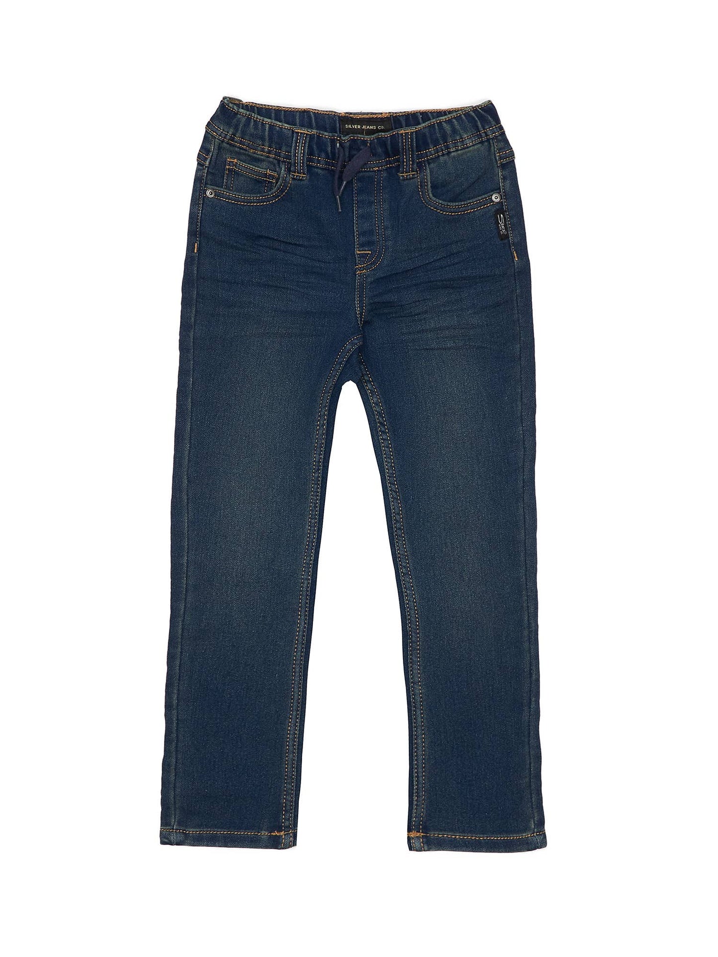 *Cairo Boys City Skinny Fit Knit Denim