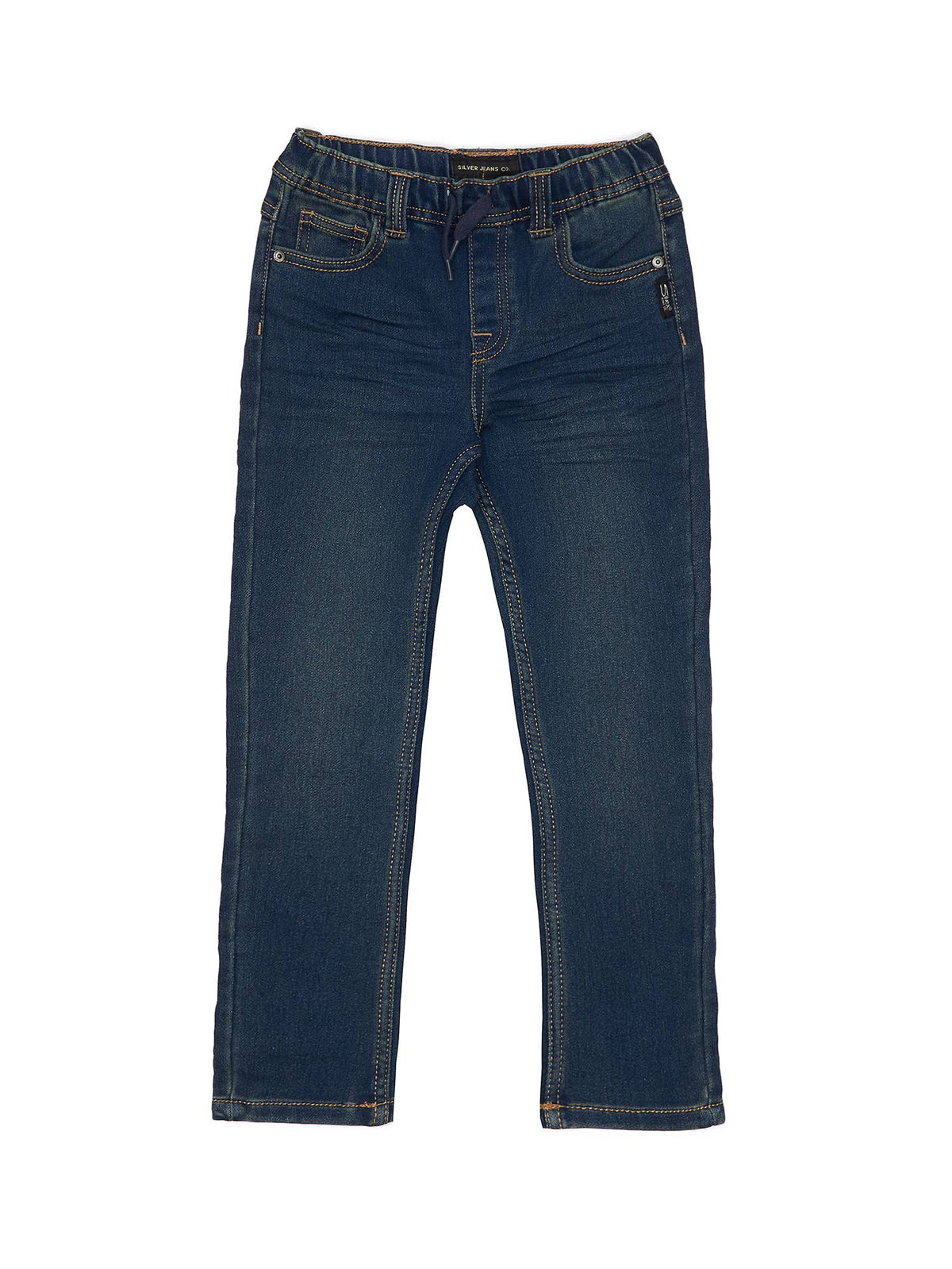 *Cairo Boys City Skinny Fit Knit Denim