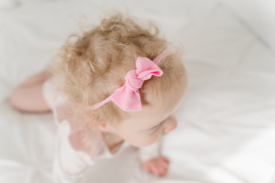 Itty Bitty Nylon Bow Headbands