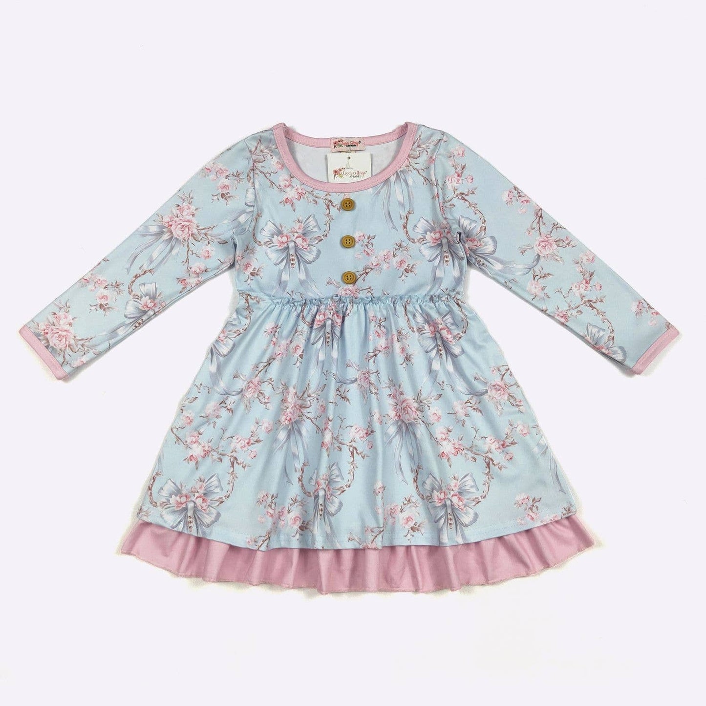 Blue Rose Girls Dress