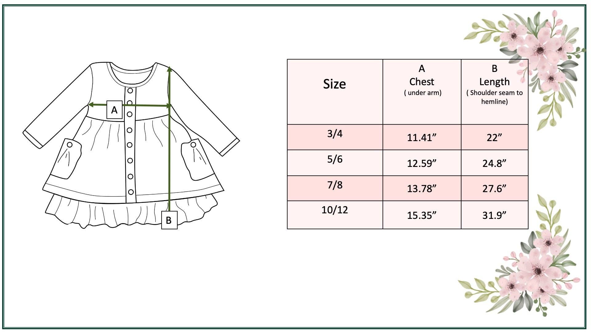 Girls Blue Chicken Ruffle Button Pocket Tie Fall Dress