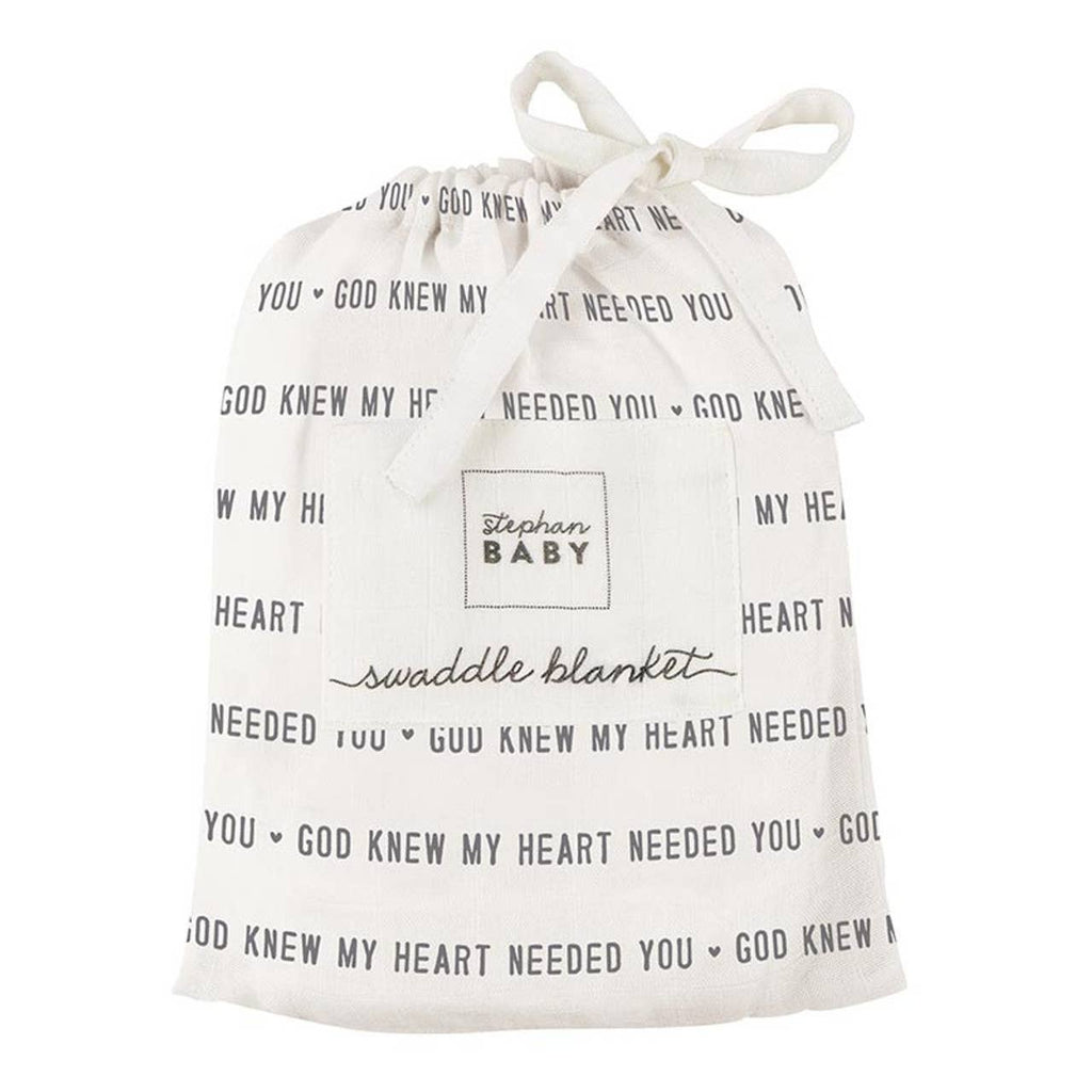 Swaddle Blanket - God Knew My Heart