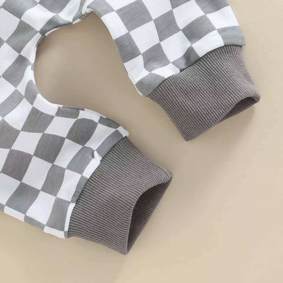 Boys Checkered Skater Baby and Toddler Jogger Pants