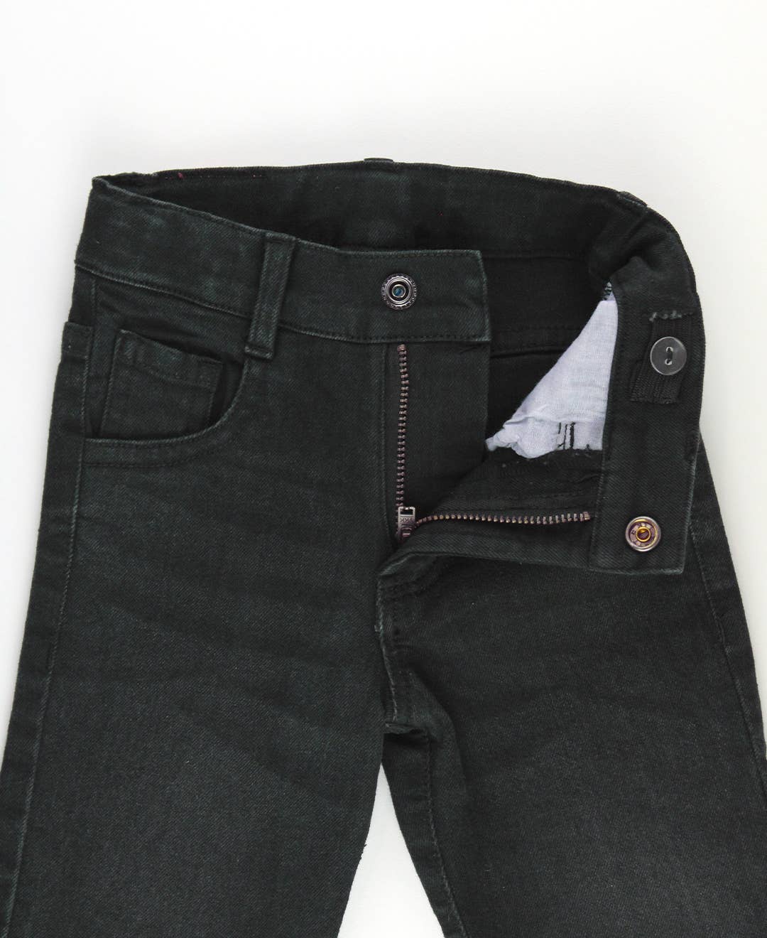 Boys Black Wash Denim Jeans