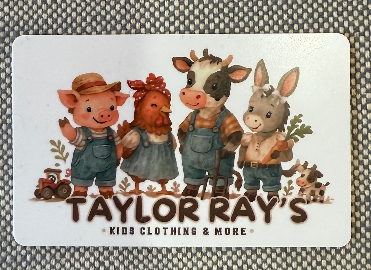 Taylor Ray's Gift Card