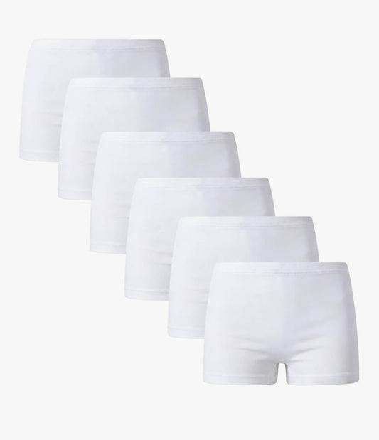 girls white cotton bloomers