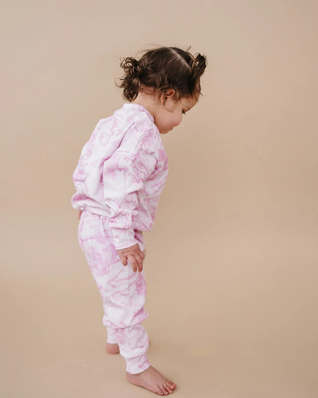 Pink Camo Jogger Set