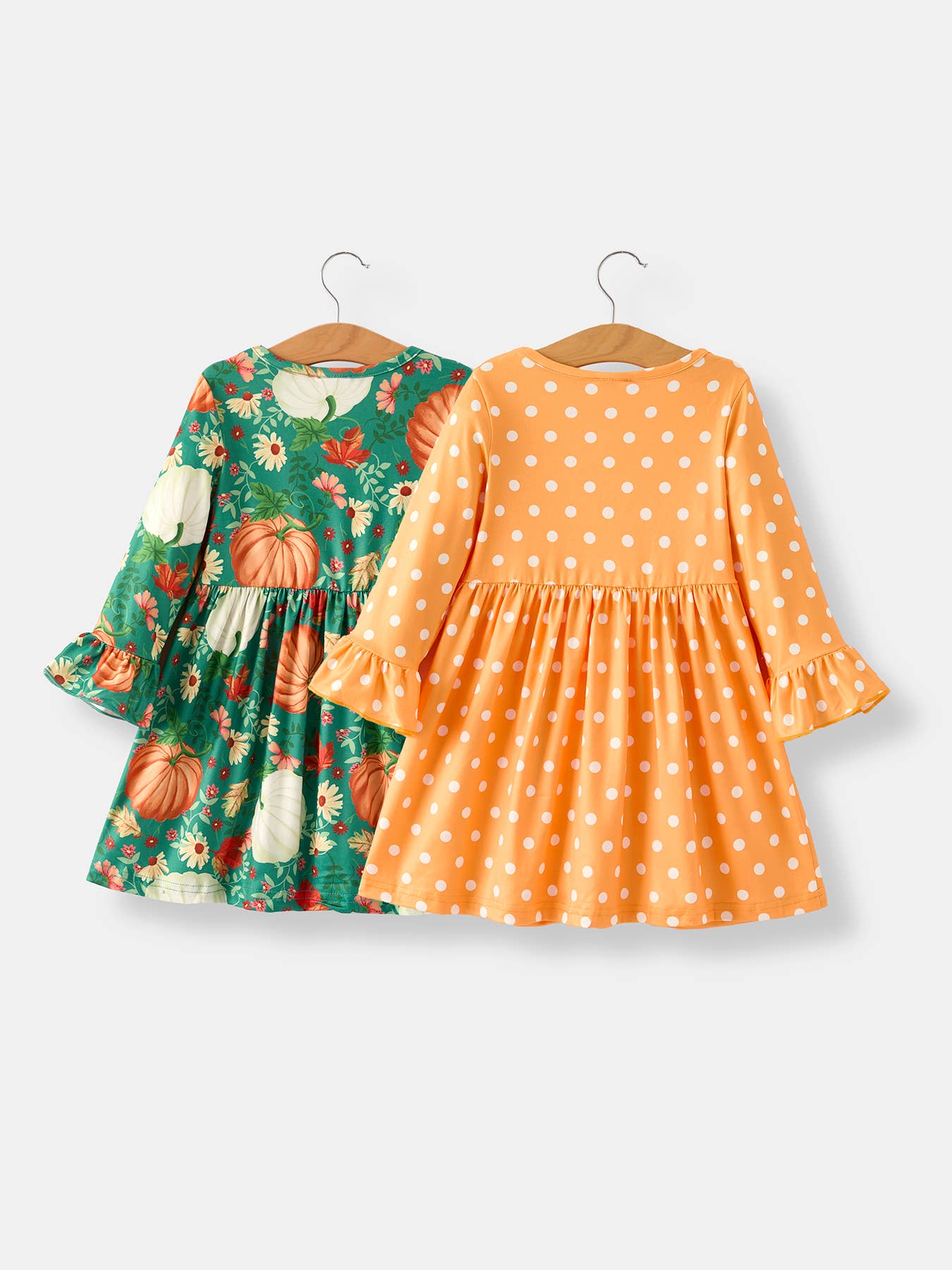 Thanksgiving Day Fall Pumpkin Print Dress
