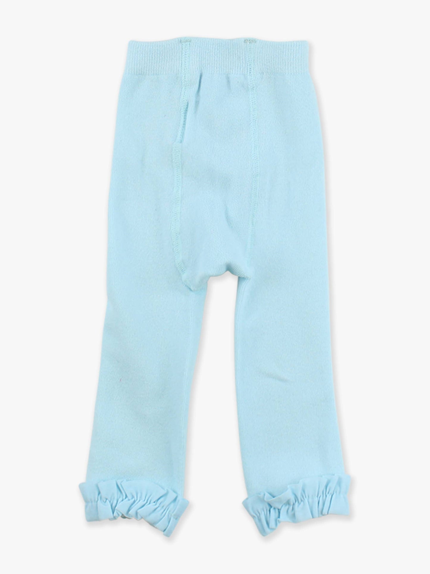 Girls Ocean Tide Footless Ruffle Tights