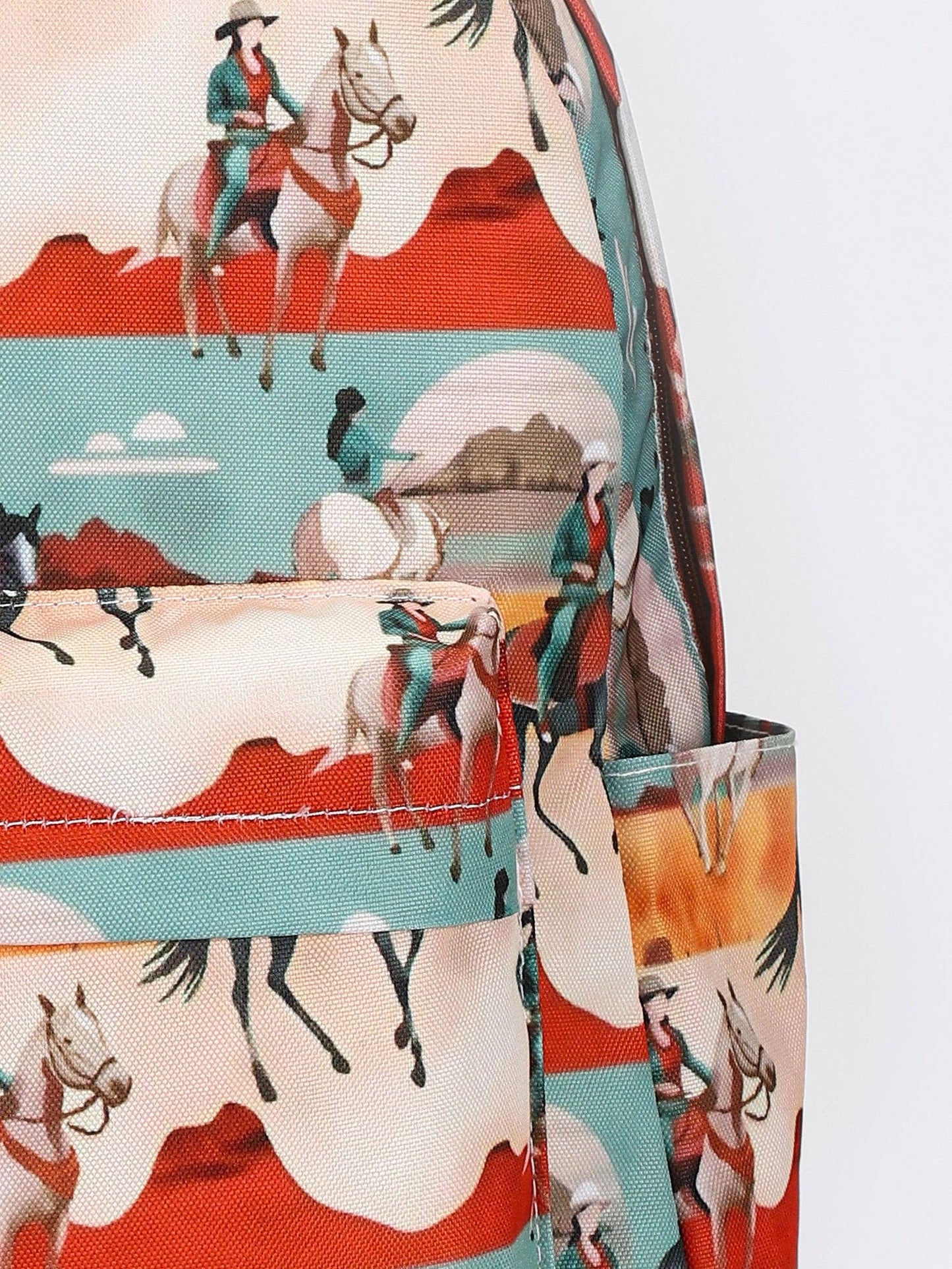 Kids Western Canvas Backpack