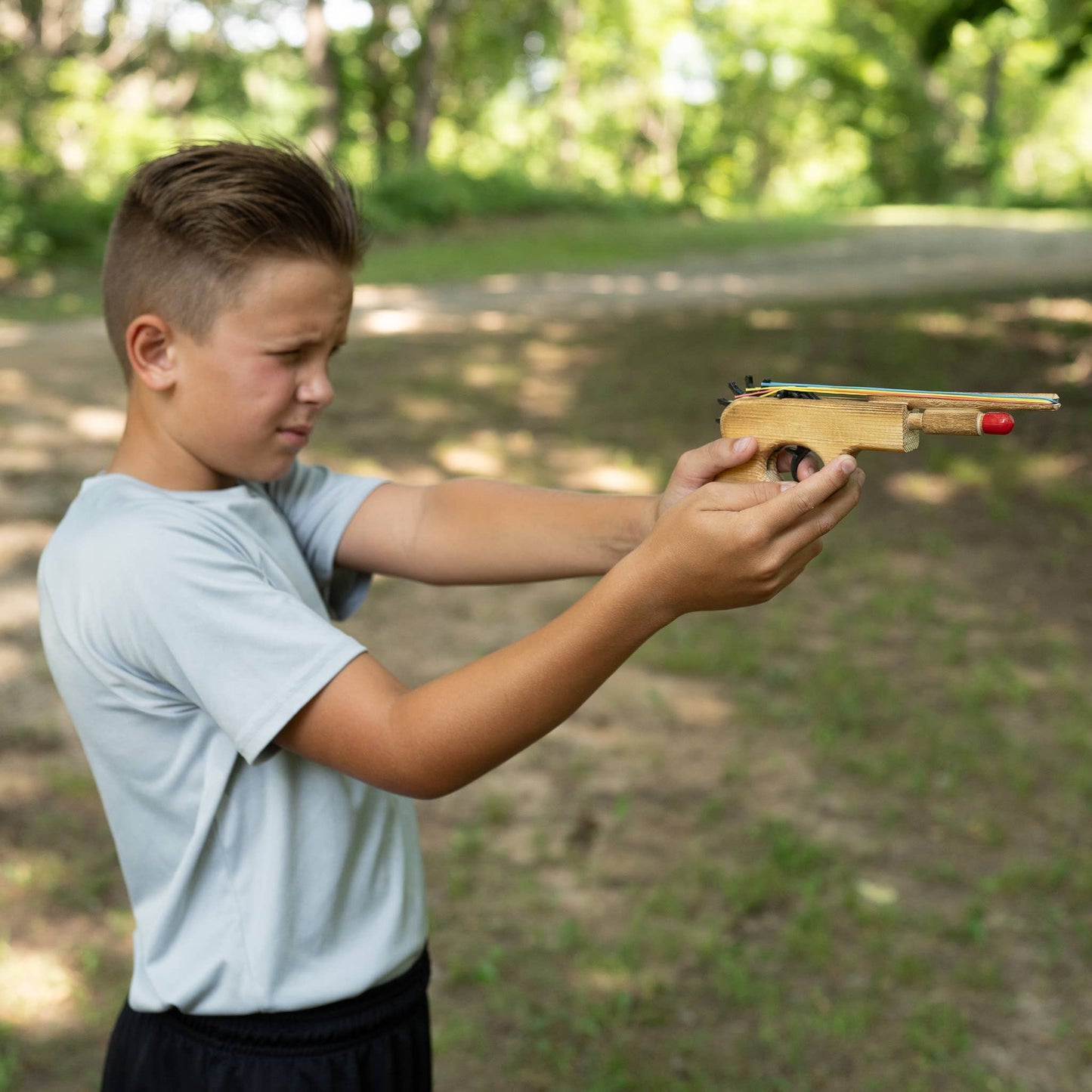 Wooden Rubber Band Pistol