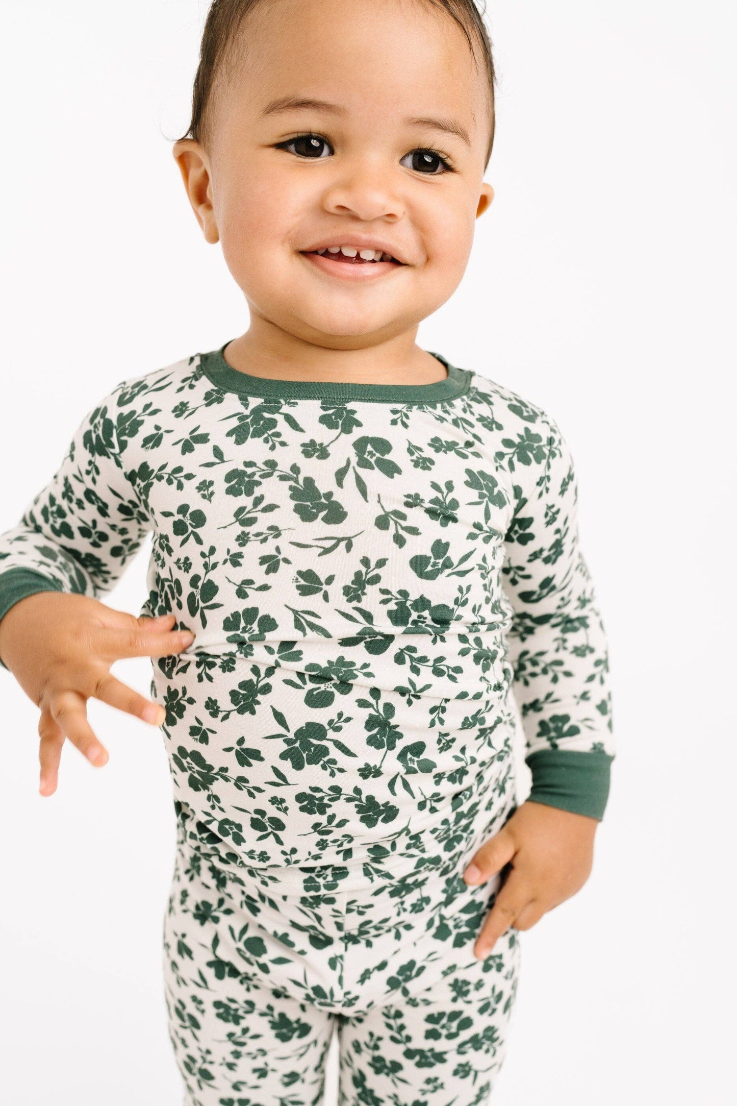 Earthy Floral Bamboo Set