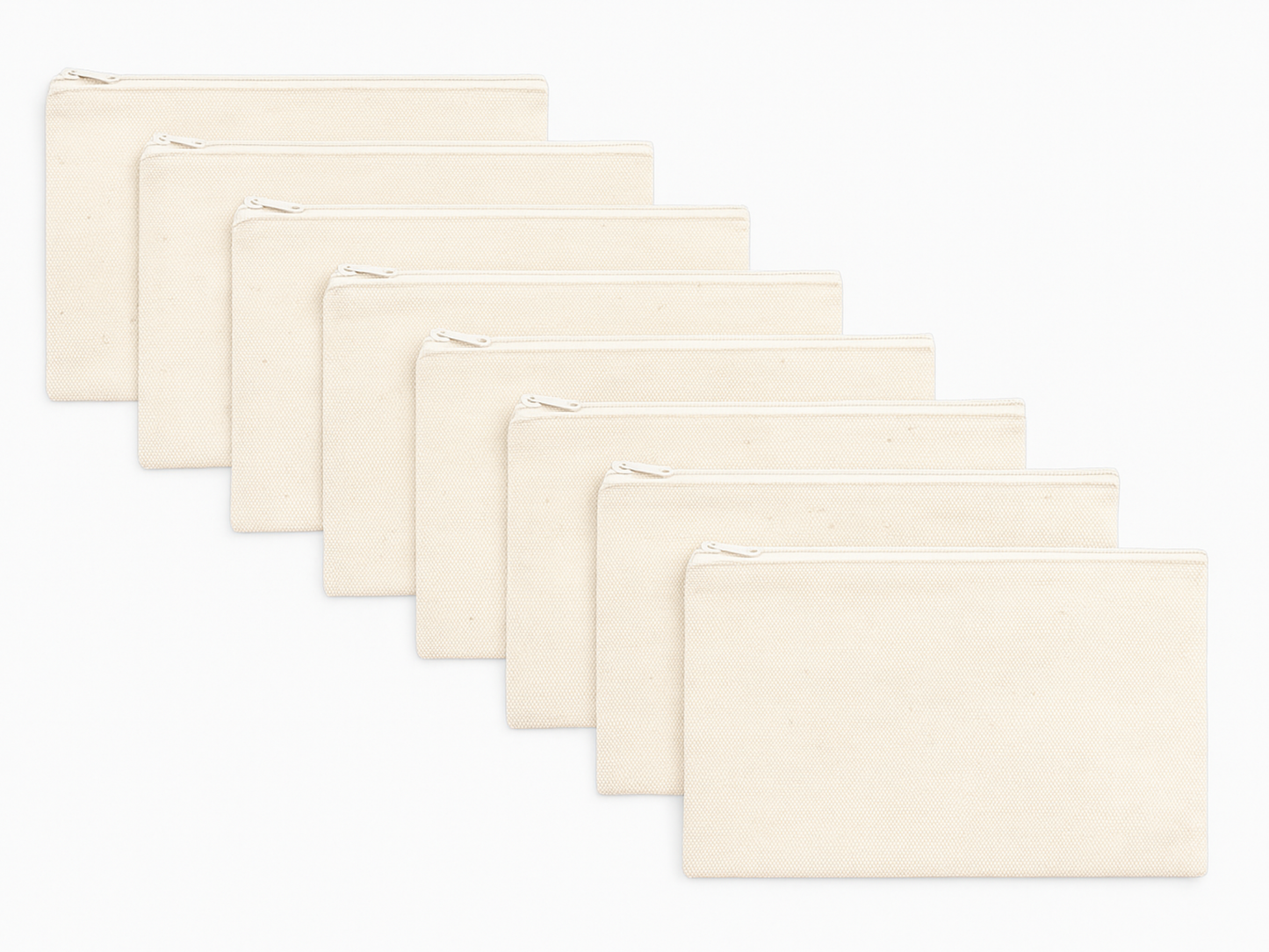 Canvas Pouches | Plain Travel Pouch | MakeUp Pouch