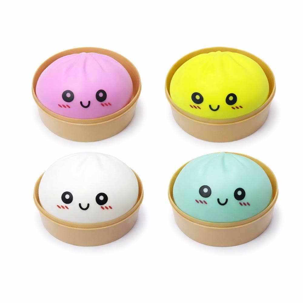 12PCS - Mystery Squishy Dumpling Stress Relief Squeeze Toy