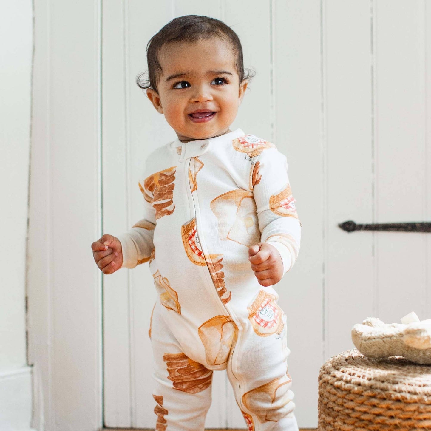 French Toast Toddler PJ Set
