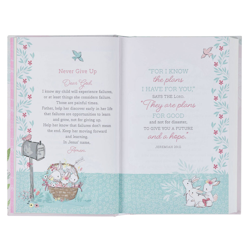 Bible NLT Infant Hardcover, Pink