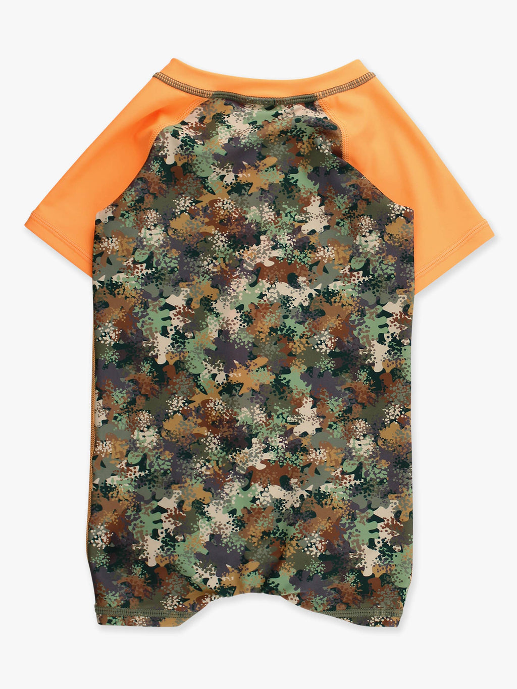 Baby Boys Classic Camo Short Sleeve One Piece Rash Guard Swimsuit