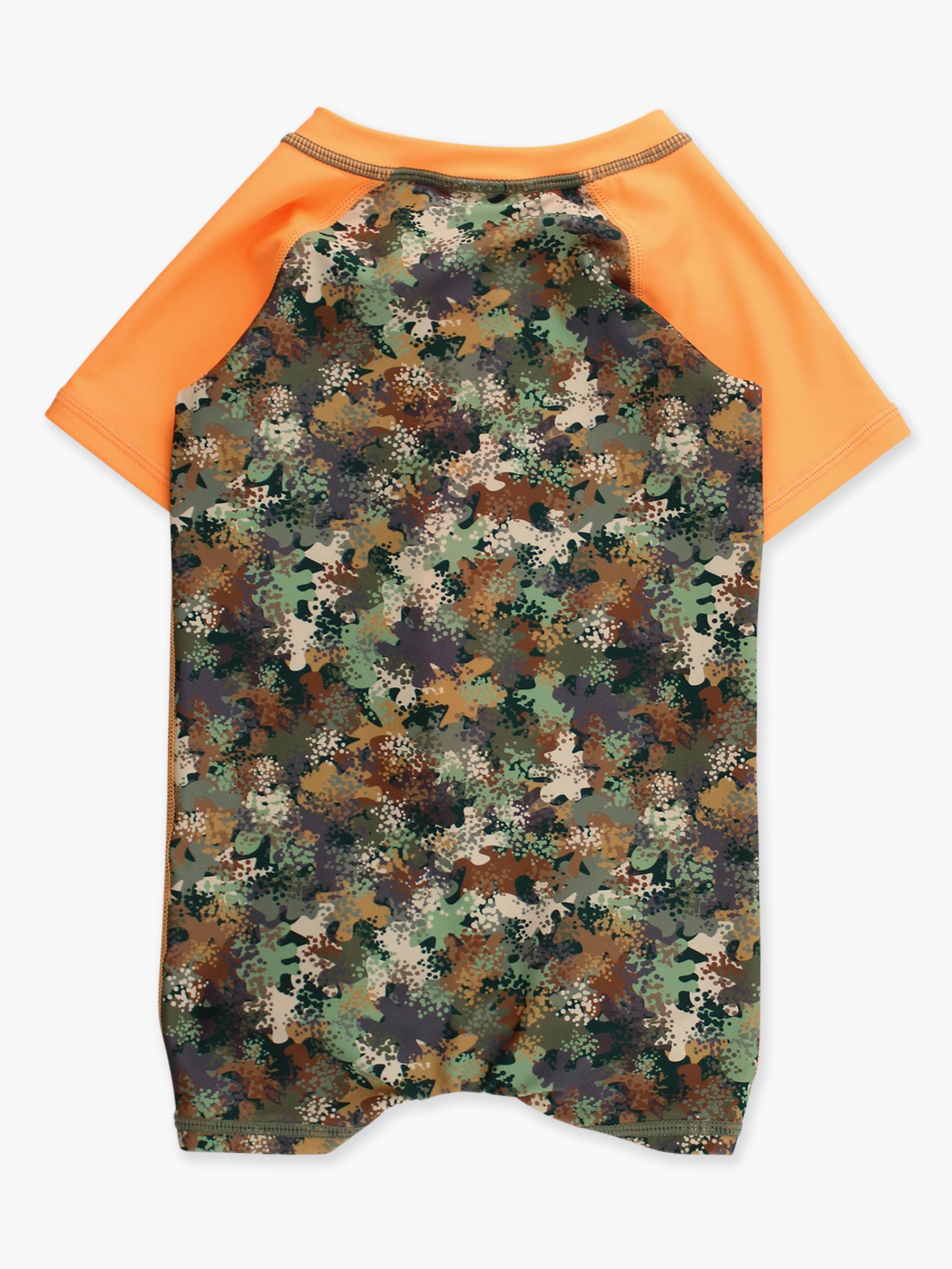 Baby Boys Classic Camo Short Sleeve One Piece Rash Guard Swimsuit