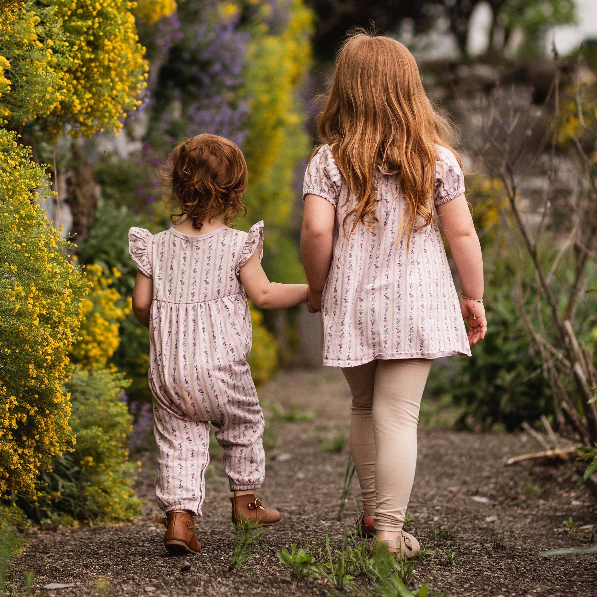 Farmhouse Floral Toddler Tunic Set