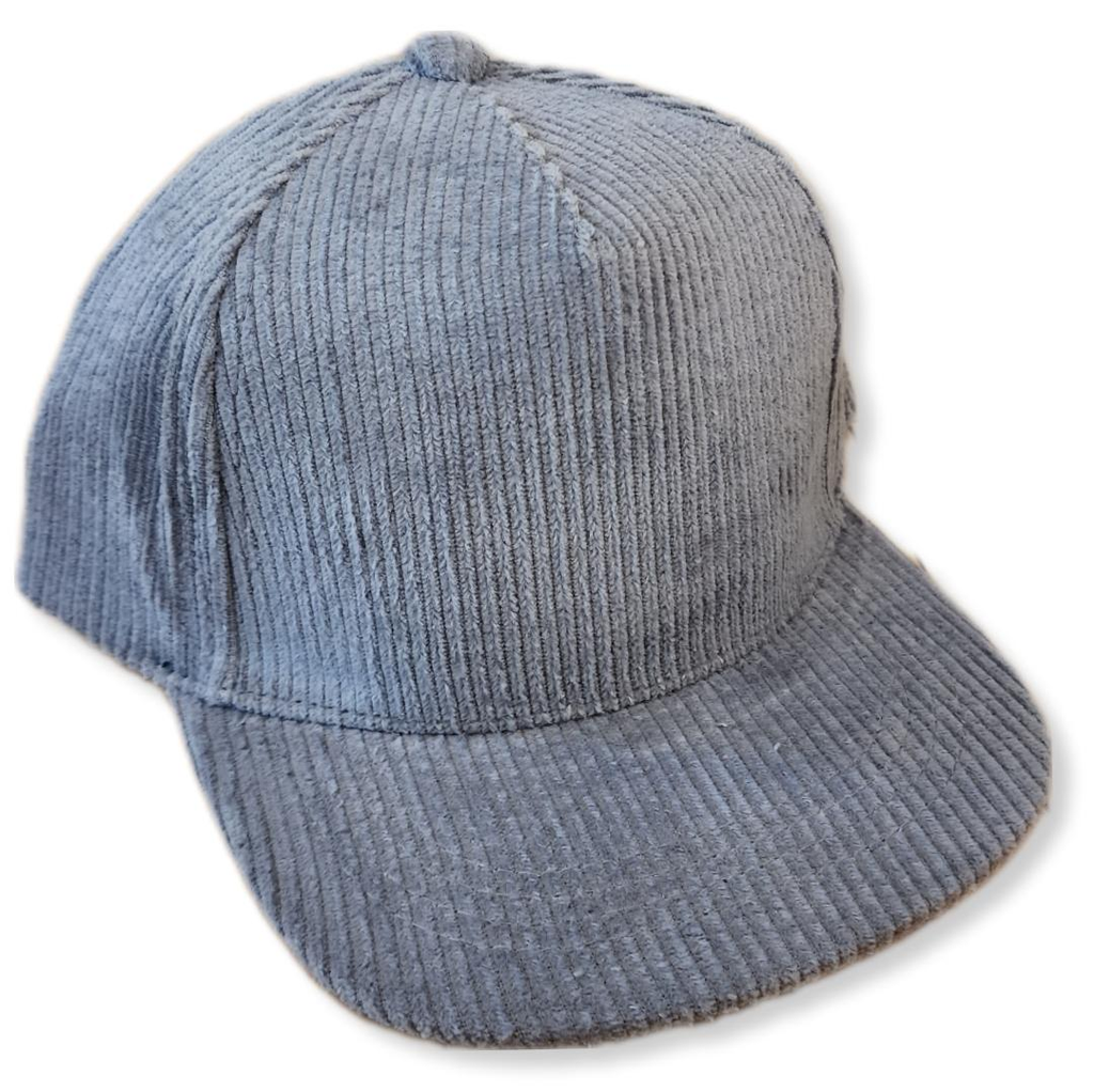 Baby Toddler Corduroy Snapback Hat - Gray