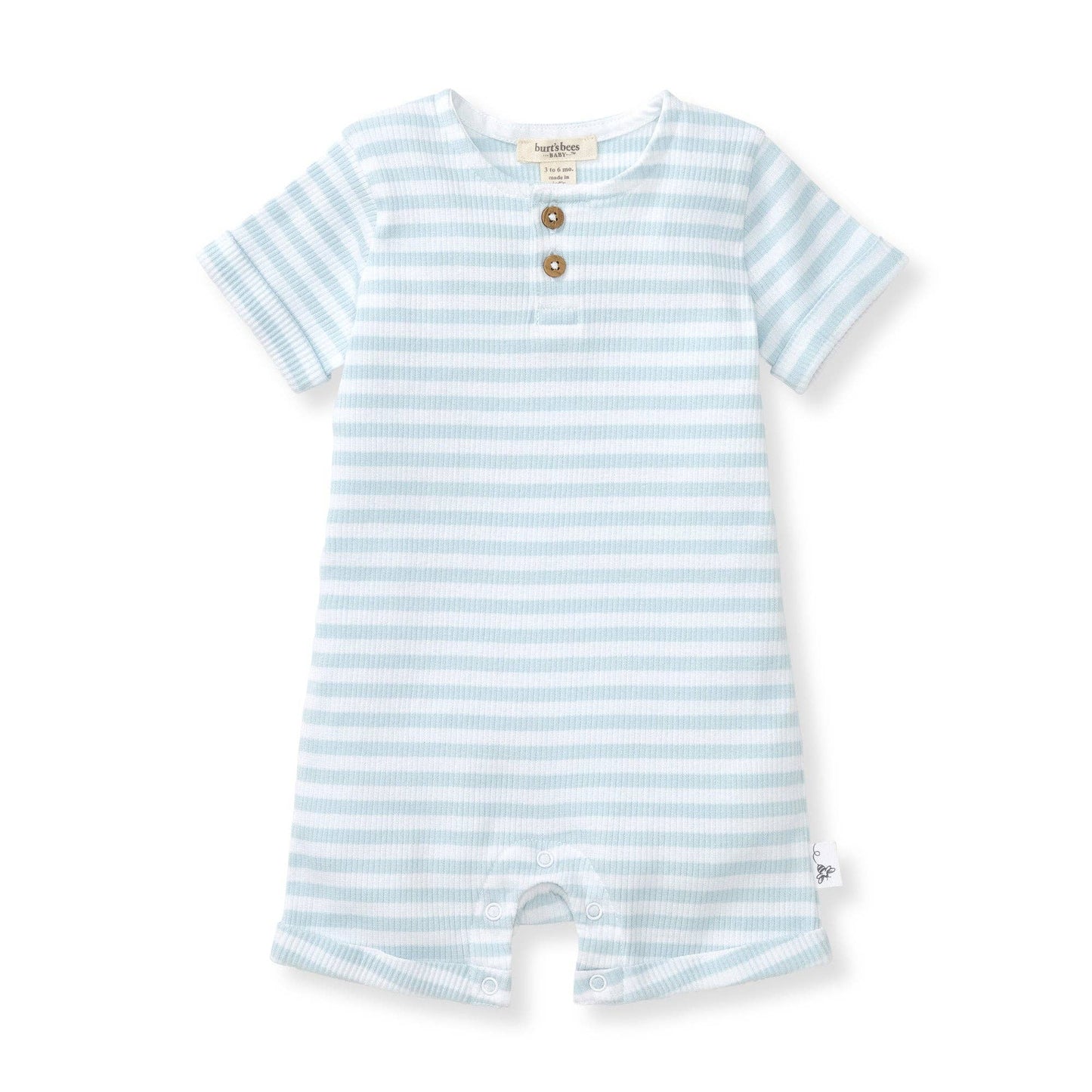 Rib Stripe Romper