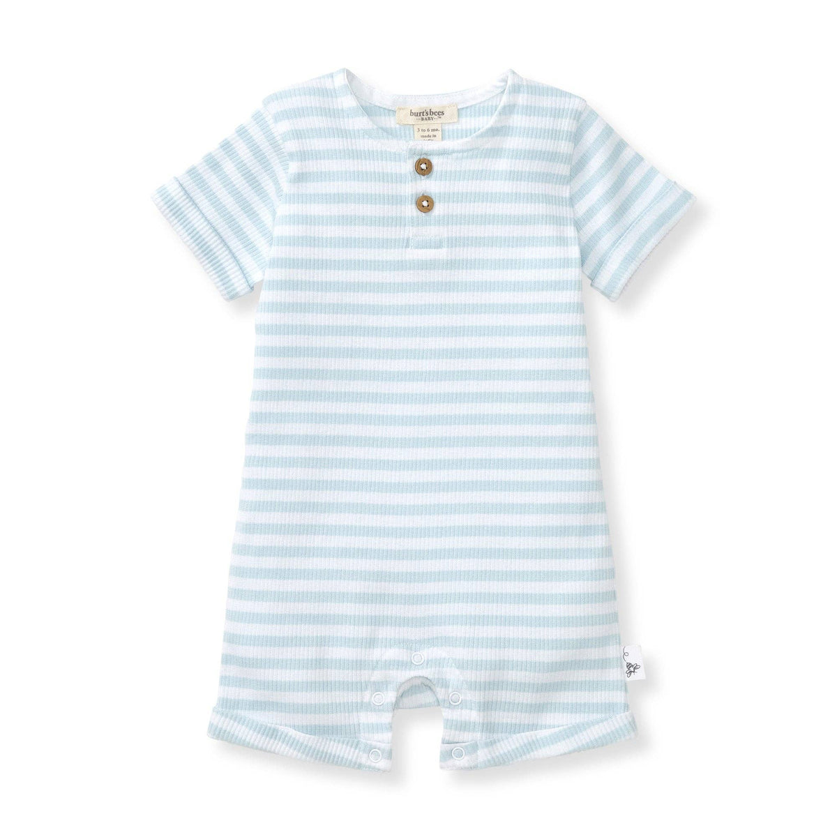 Rib Stripe Romper