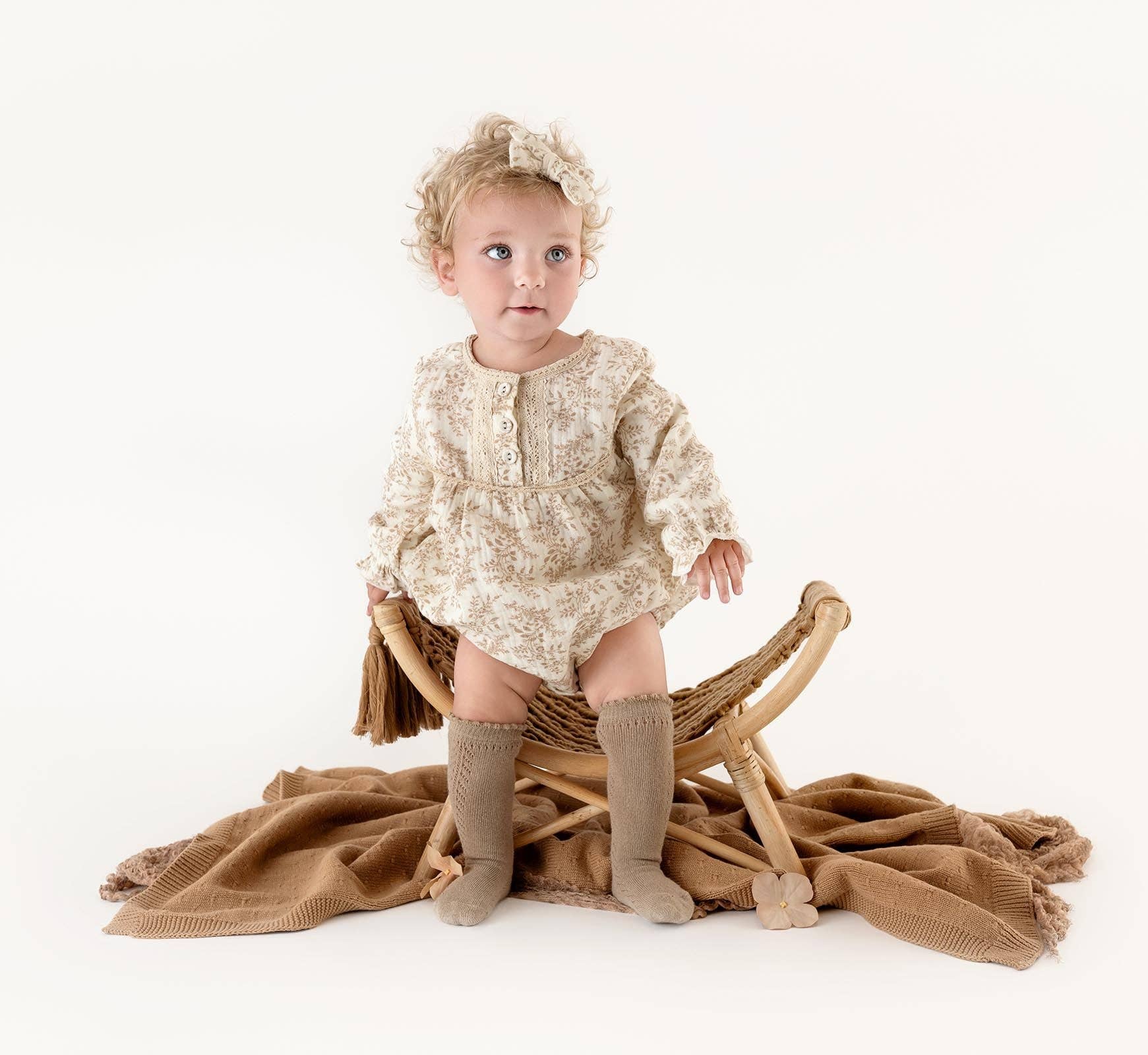 Elodie Long Sleeve Romper Set