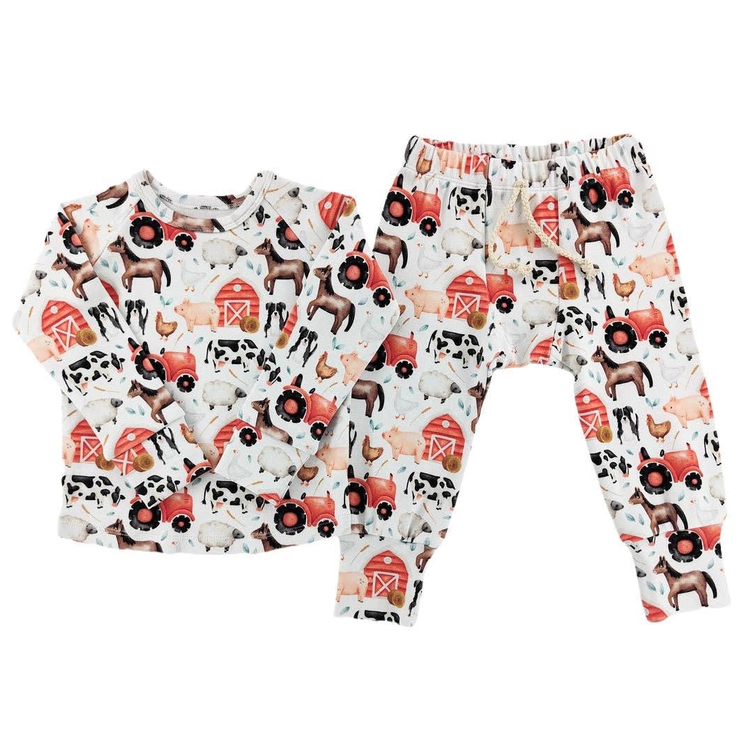 Little Red Barnyard Lounge Set