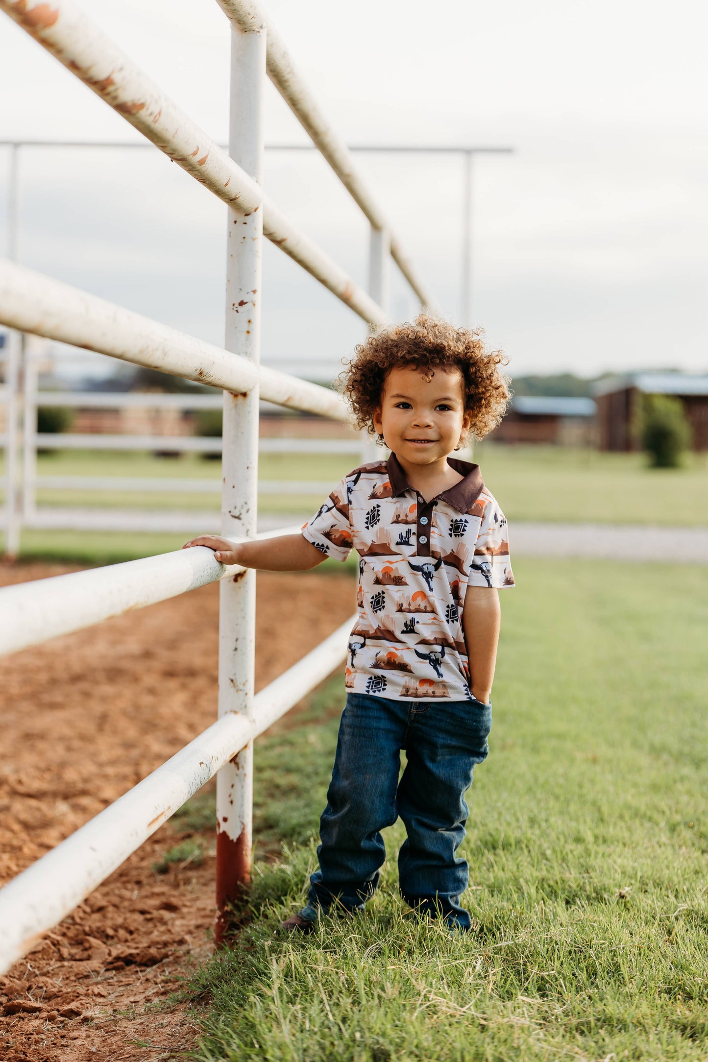Boys Print Polo - POLO11
