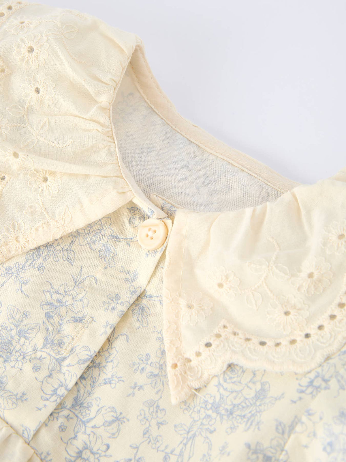 Baby Girl Romper– Vintage Floral Lace Outfit