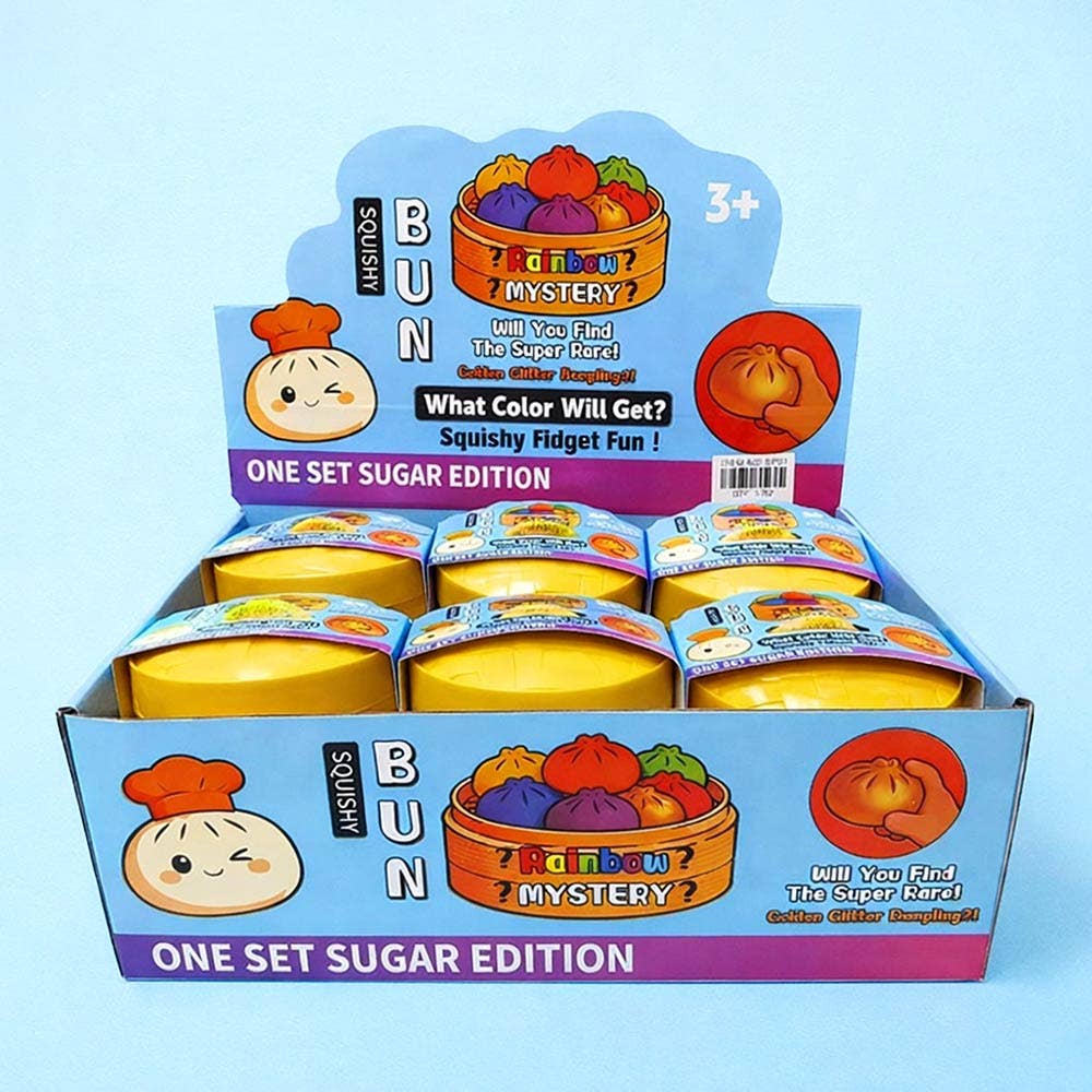 12PCS - Mystery Squishy Dumpling Stress Relief Squeeze Toy