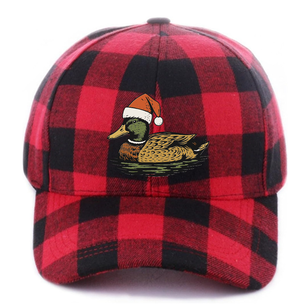 Baby Infant Christmas Hunting Fishing Hat Duck Santa