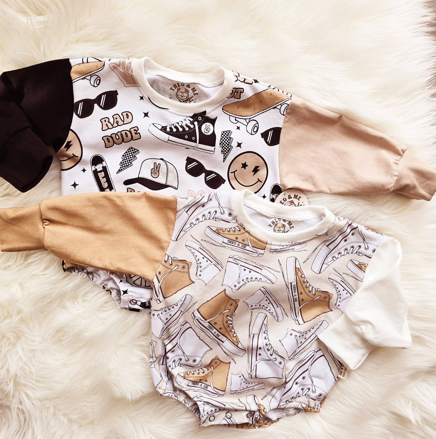 Bubble Romper Rad Dude Or Sneakers