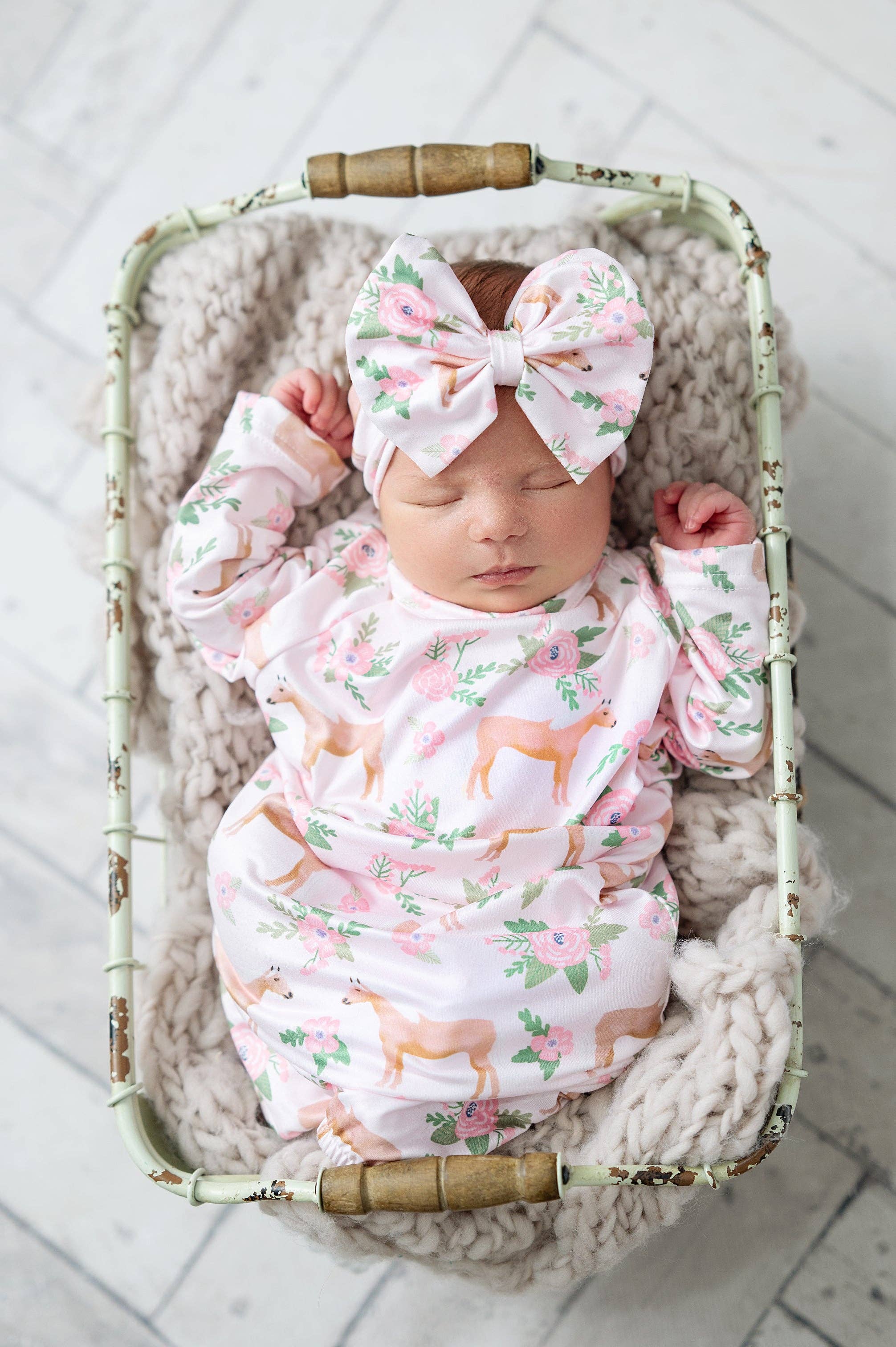 Infant Girls Cowgirl Baby Gown