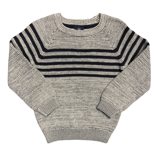 Chest Stripe Pullover Sweater - Toddler & Small Boys