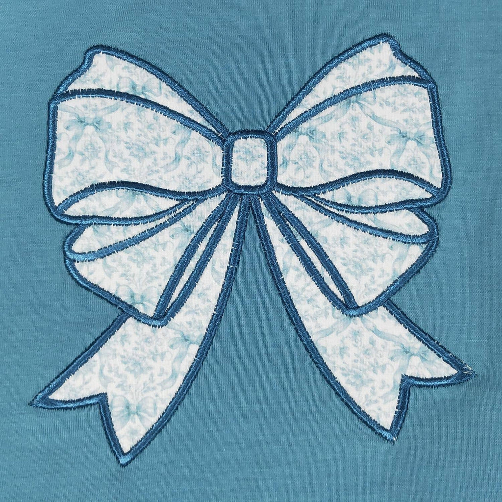 Bow Belle Girls Set - embroidery