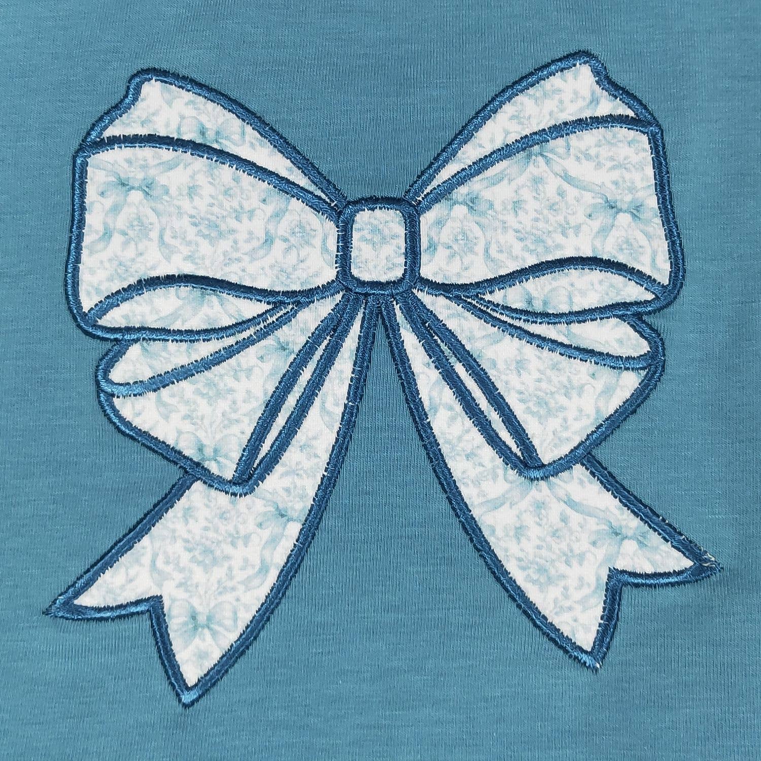 Bow Belle Girls Set - embroidery