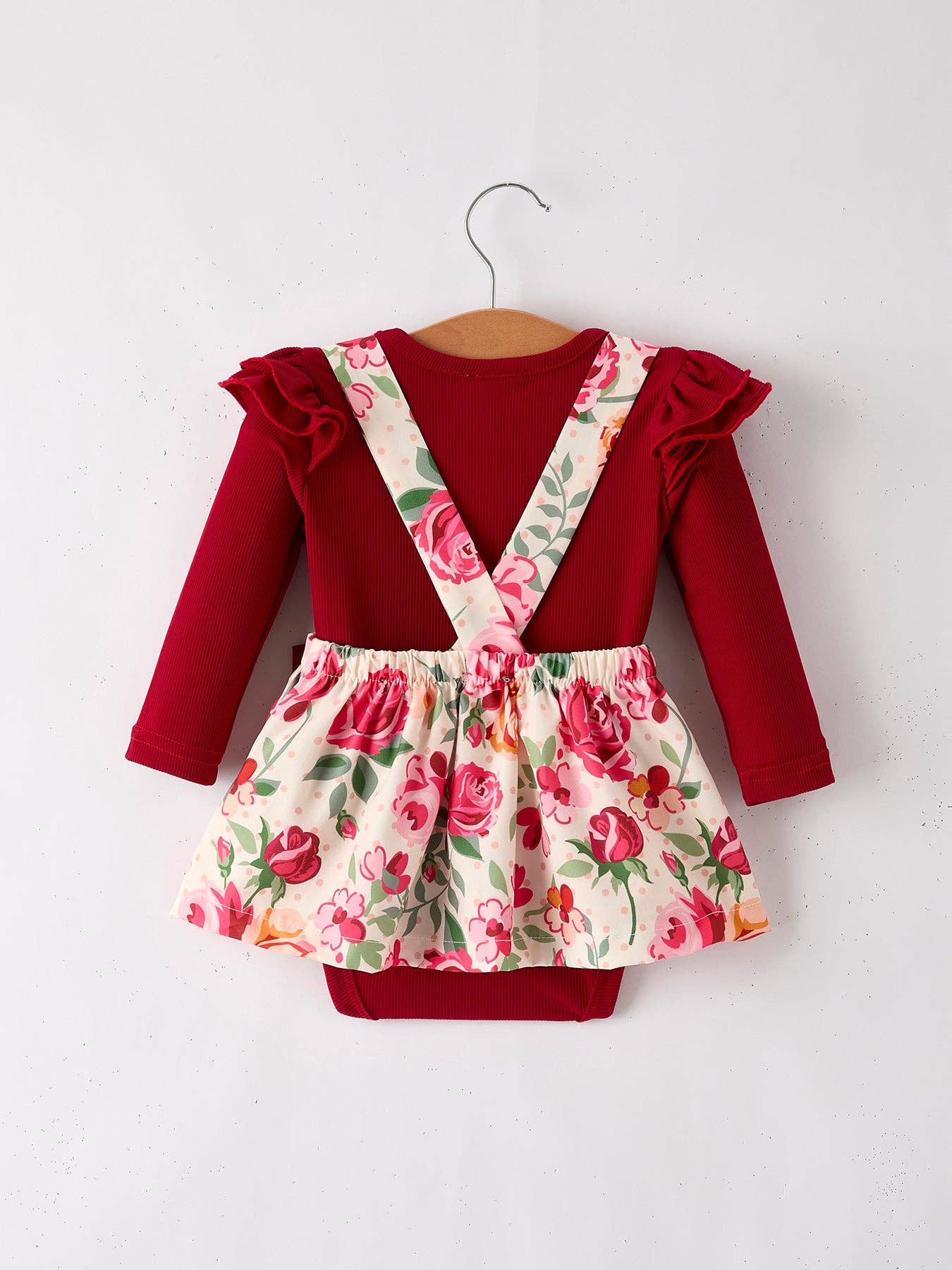 Girls Leopard Romper